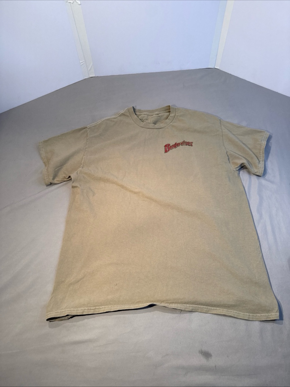 Budweiser Khaki Short-Sleeve Logo Tee